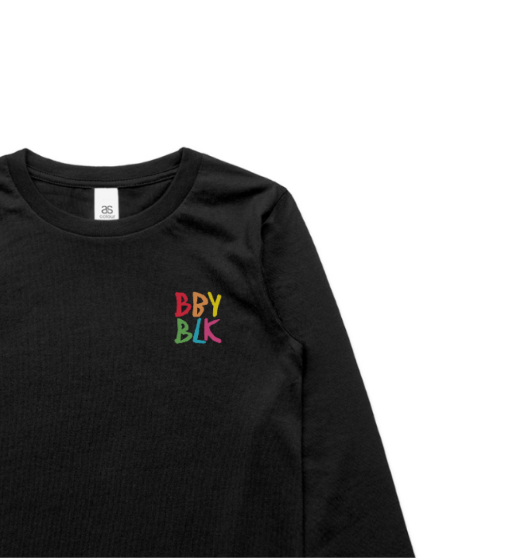 Baby Black Long Sleeve Tshirt - Classic Black