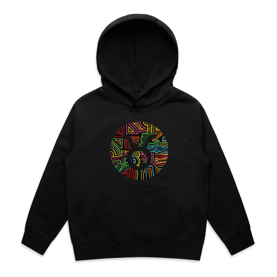 kids hoody black clothing