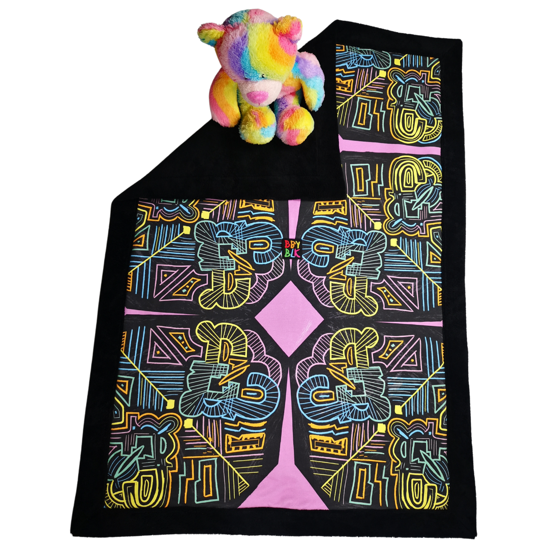 cot blanket black unisex