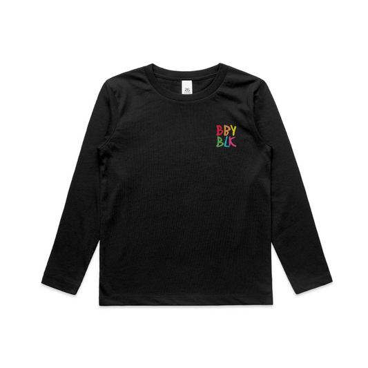 Baby Black Long Sleeve Tshirt - Classic Black