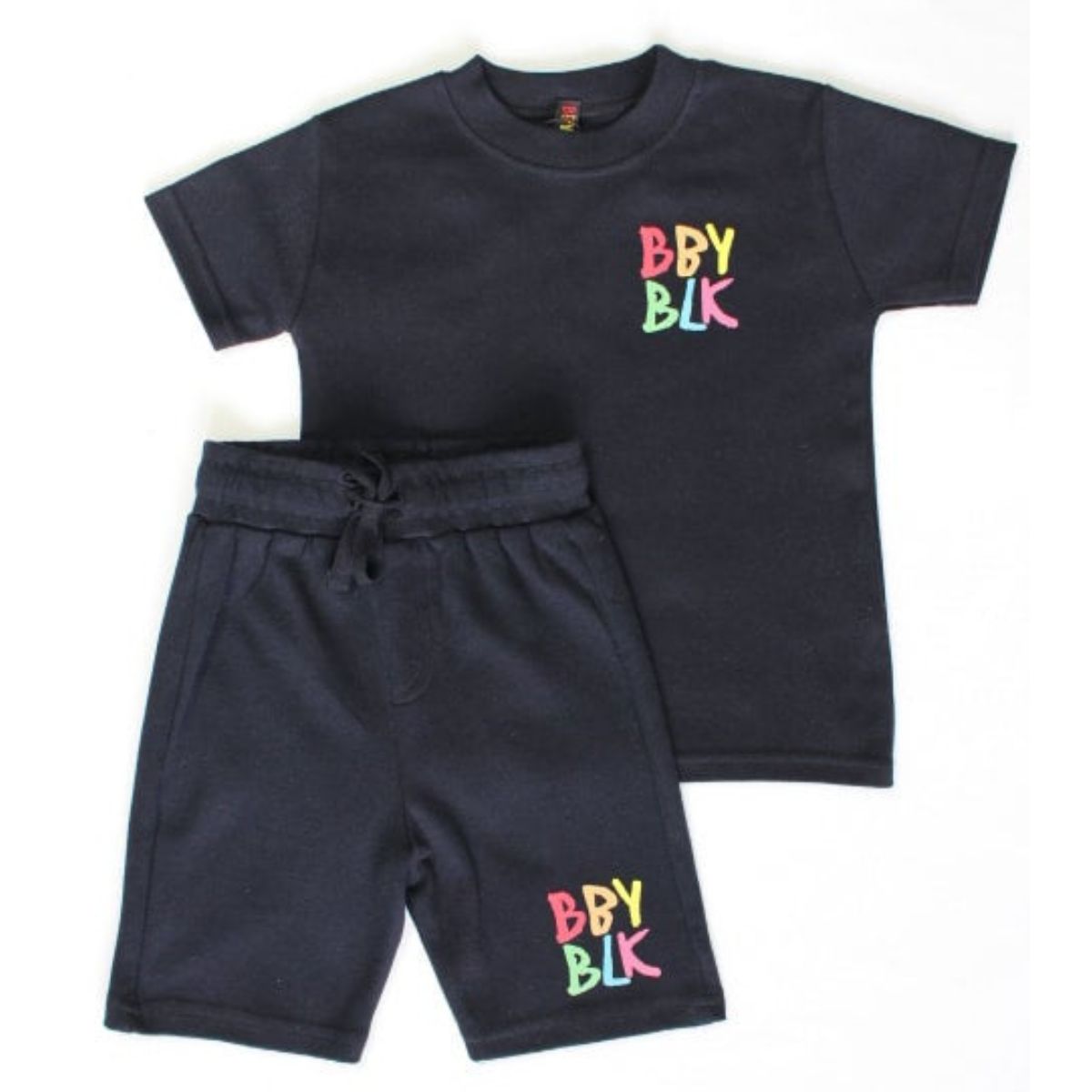 Baby Black shorts set