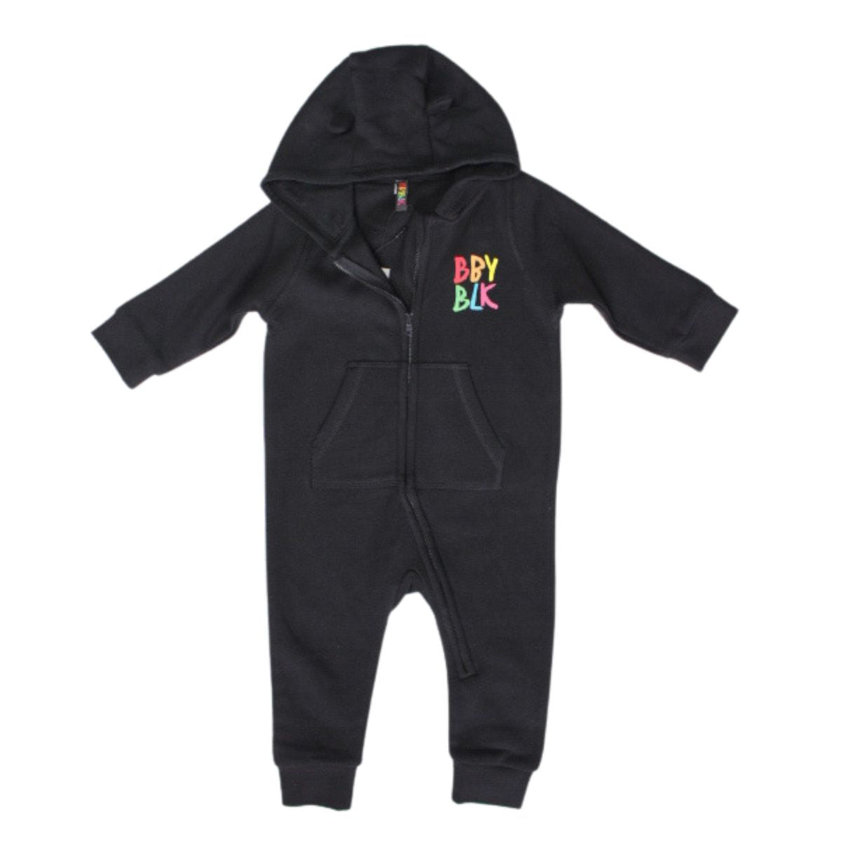 Baby tiddler black onesie