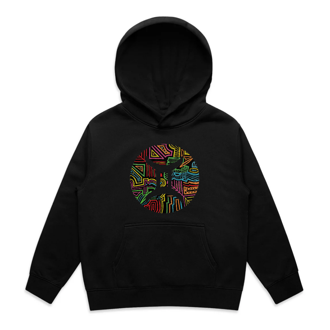 kids hoody gemini black