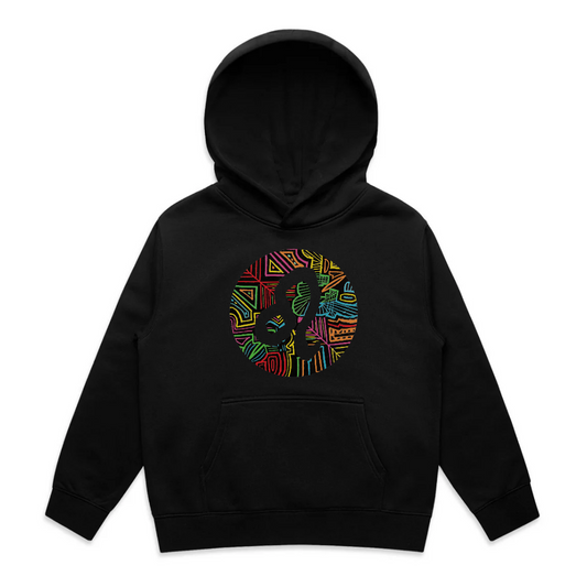 black hoody leo clothing