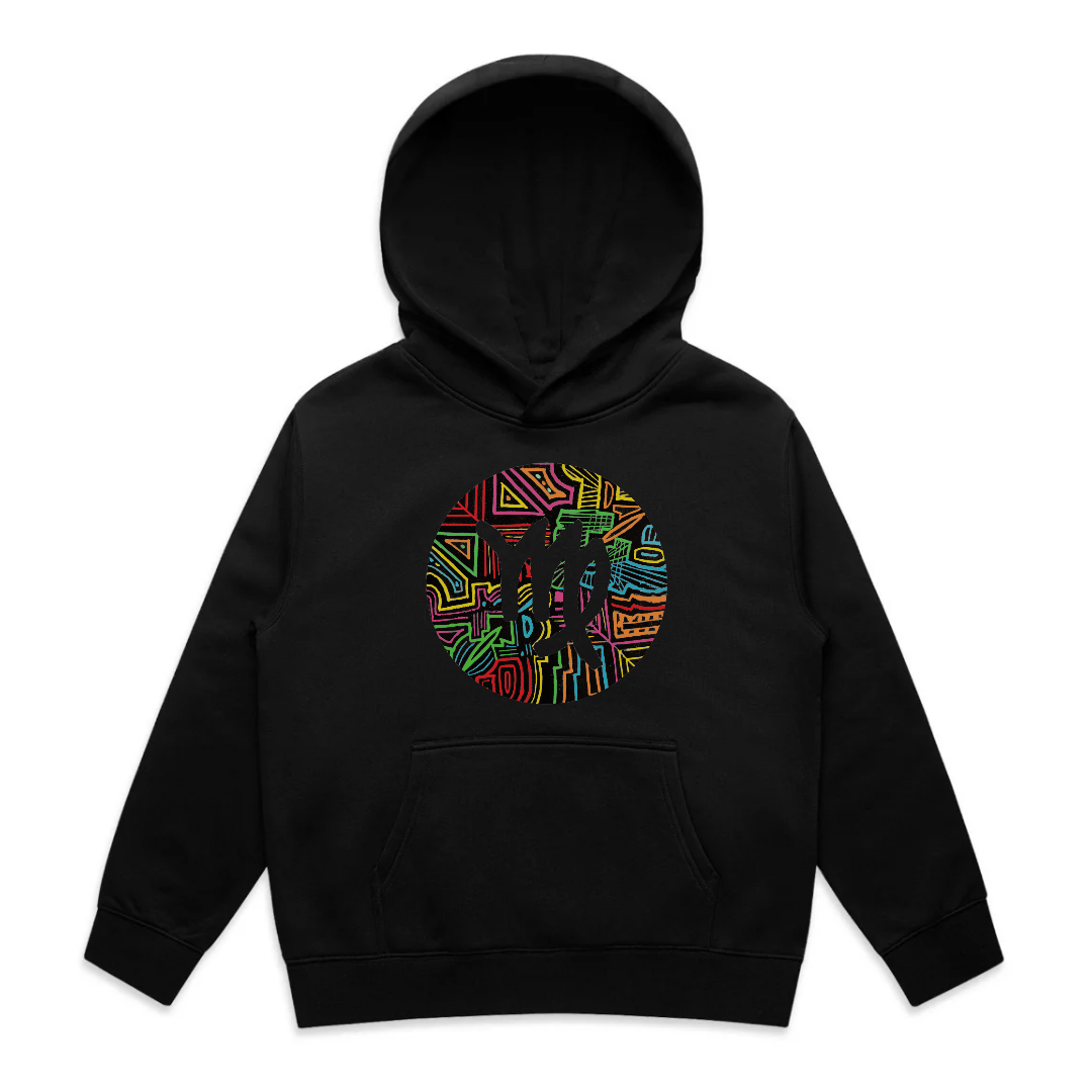 kids hoody black clothing