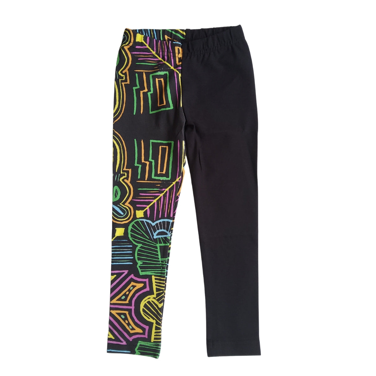 black tribal leggings kid