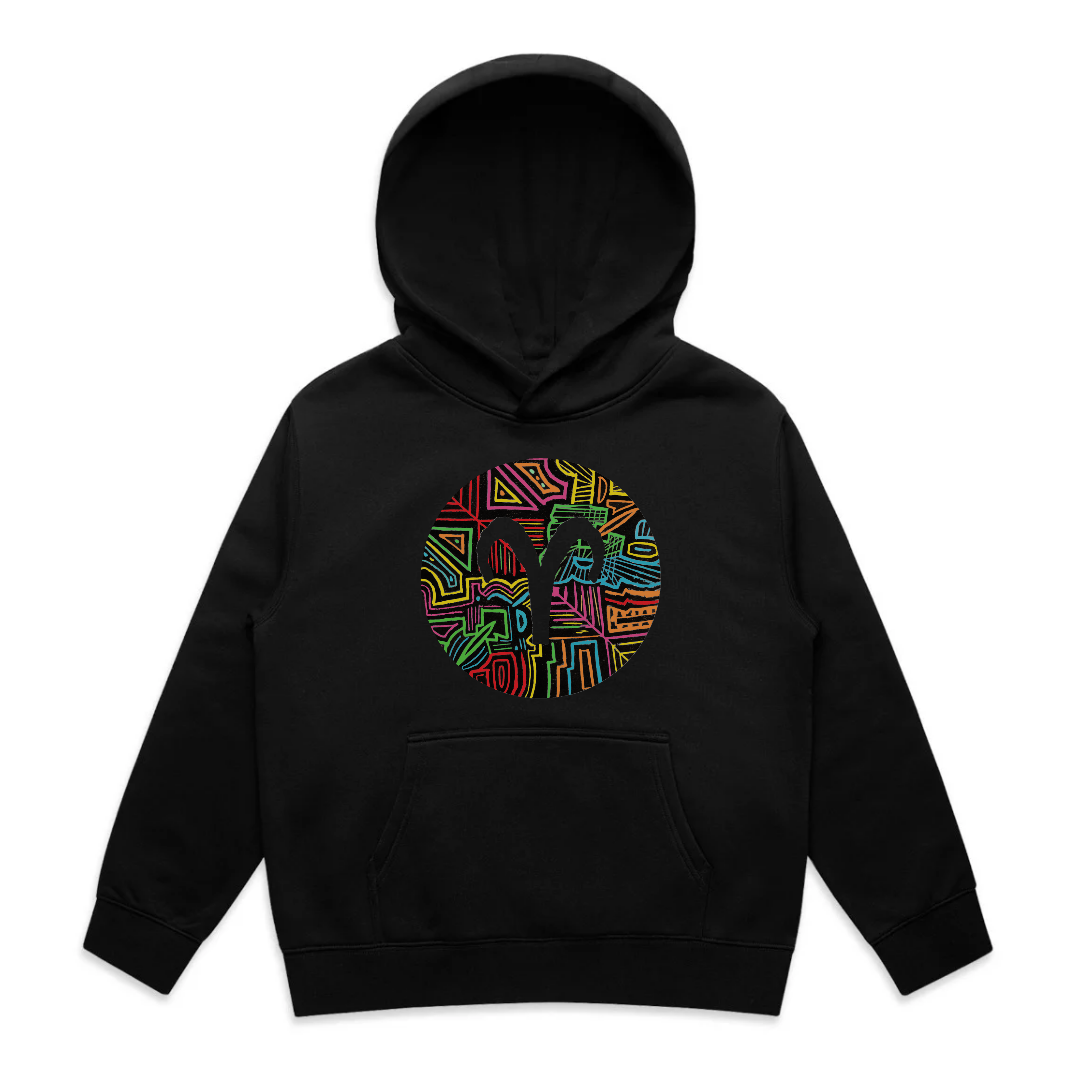 baby black hoody clothing aries 